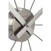 ZEGAR ŚCIENNY PLUG INN SILVER NEXTIME