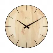 ZEGAR ŚCIENNY Edge Wood Dome jasne drewno NEXTIME