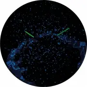 ZEGAR ŚCIENNY Milky Way Dome NEXTIME