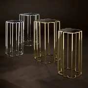 ZESTAW 2 STOLIKÓW CONCENTRIC ZŁOTE EICHHOLTZ
