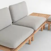 ZESTAW OGRODOWY Viridis 4 FOTELE + 2 STOLIKI KAVE HOME