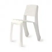 Krzesło Chippensteel 0.5 Stal Węglowa Białe Zieta