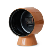 Zegar ceramiczny Retro pomarańczowy HKliving