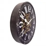 Zegar ścienny Henry złoto-czarny Nextime