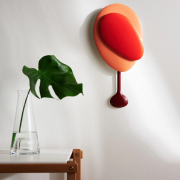 Zegar ścienny Mellow czerwony Design House Stockholm