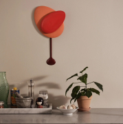 Zegar ścienny Mellow czerwony Design House Stockholm