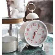 budzik Single Bell biały NEXTIME