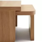 Zestaw 2 stolików Oaq kave home
