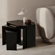 Zestaw 3 stolików Shard czarny Ferm Living