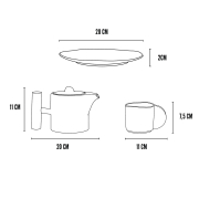 Zestaw do herbaty Native 101 Copenhagen