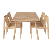 Zestaw ogrodowy Patio stół 160 cm + 4 krzesła Bolia