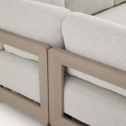 Zestaw ogrodowy Nerano 5-osobowy beżowy kave home