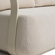Sofa ogrodowa Tamaris 3 osobowa ecru Kave Home