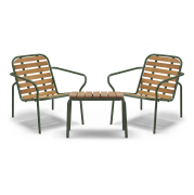 Zestaw ogrodowy Vig stolik + 2 fotele Normann Copenhagen