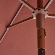 Parasol ogrodowy Terrazza Square burgundowy HAY