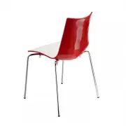 KRZESŁO ZEBRA BICOLORE 4 LEGS SCAB DESIGN