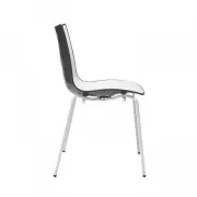 KRZESŁO ZEBRA BICOLORE 4 LEGS SCAB DESIGN