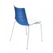 KRZESŁO ZEBRA BICOLORE 4 LEGS SCAB DESIGN