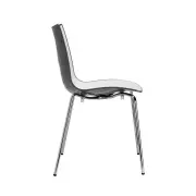KRZESŁO ZEBRA BICOLORE 4 LEGS SCAB DESIGN