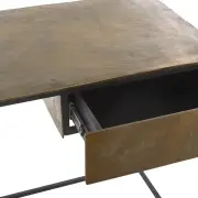 biurko frame brass pols potten