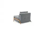 Fotel rozkładany Cubed dąb Twist Granite Innovation