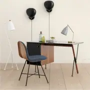 LAMPA ŚCIENNA GROSSMAN COBRA Z PRZEWODEM WŁĄCZAJĄCYM CZARNA GUBI