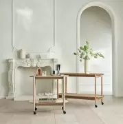 Wózek barowy Coupe 120 cm dąb bielony Bolia
