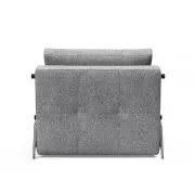FOTEL ROZKŁADANY CUBED CHROMOWANA PODSTAWA TWIST GRANITE INNOVATION