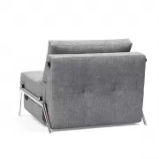 FOTEL ROZKŁADANY CUBED CHROMOWANA PODSTAWA TWIST GRANITE INNOVATION