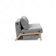 Sofa rozkładana Cubed 160 cm dąb Twist Granite Innovation