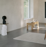 Dywan Geometric Maze beżowy Linie Design