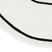 Dywan Loop Ivory okrągły 200 cm Carpet Decor