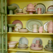 Dzbanek ceramiczny do herbaty 70s slush HKliving