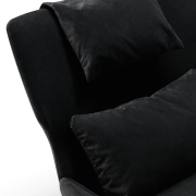 Fotel Alex z zagłówkiem Classic Velvet Anthracite Sits