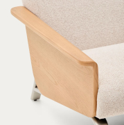 Fotel Amsen beżowy Kave Home