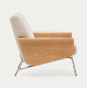 Fotel Amsen beżowy Kave Home