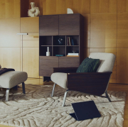 Fotel Amsen jasnobrązowy Kave Home