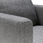 Fotel Anna z drewnianymi nogami Spicy Grey Sits