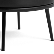 Fotel Dorso czarna stal - Sense Black HAY