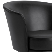 Fotel Dorso czarna stal - Sense Black HAY
