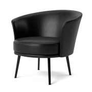 Fotel Dorso czarna stal - Sense Black HAY