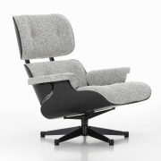 Fotel Eames Lounge chair Nubia Salt&Pepper Vitra