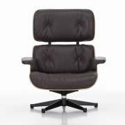 Fotel Eames Lounge chair skórzany Chocolate Vitra