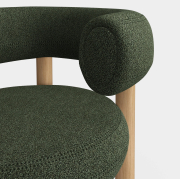 Fotel Fat Natural Wood - Forest Boucle Tom Dixon