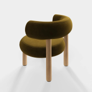 Fotel Fat Natural Wood - Forest Velvet Tom Dixon