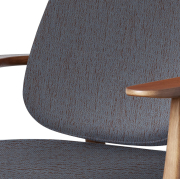 Fotel Fred Christianshavn 1150 - orzech Fritz Hansen
