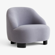 Fotel Margas LC1 Gentle 133 - czarny dąb Andtradition