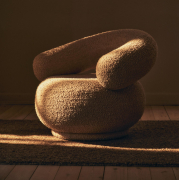 Fotel Orbo beżowy Ferm Living