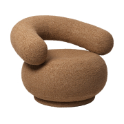 Fotel Orbo brązowy Ferm Living