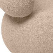 Fotel obrotowy Orbo beżowy Ferm Living